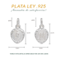 Dije Plata Ley .925 Sochapada doble vista Virgen de Guadalupe  y Sagrado corazón de Jesús SYB-17  - Joyería Religiosa