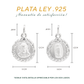 Dije  de Plata .925 doble vista  Sochapada Virgen de Guadalupe  y sagrado corazón de je sus Mod. SYC-19- Joyería Religiosa