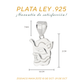 Dije de  Plata  Ley.925 Zodiaco Maya Zotz (10 Octubre-29 de Octubre