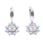 Arete Sol Caribeño de Larimar en Plata .925
