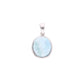 Collar Ovalado Clásico de Larimar en Plata.925