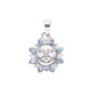 dije Sol Caribeño Larimar en Plata.925