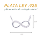 Conector Infinito con Zircones Pavé — Plata .925 pendiente