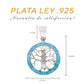 Medidas del dije: 3.3 cm alto × 2.7 cm ancho, bailén 1.1 cm — Plata Ley .925