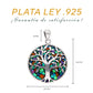 Medidas del dije: 3.2 cm alto × 2.9 cm ancho, bailén 8 mm — Plata Ley .925