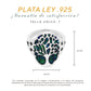 Anillo Sello Árbol de la Vida con Ópalo Verde y Zirconias — Plata Esterlina .925