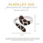 Anillo Bypass Doble Cabeza con Ópalo Verde — Plata Esterlina .925