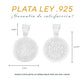 Dije Medalla San Benito Grande Biface — Plata .925 | SBT04