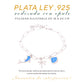 Pulsera Dijes Marinos Ópalo en Plata.925