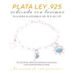 Pulsera Marina de Larimar en Plata.925
