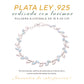 Pulsera Hojas de Larimar en Plata.925