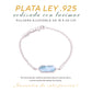 Pulsera Minimalista de Larimar Plata.925