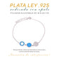Pulsera Círculos Minimalistas Ópalo Plata.925