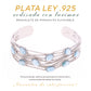 Brazalete de Larimar en Plata.925