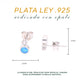 Aretes Punto de Ópalo en Plata.925