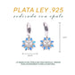 Aretes Sol Radiante Ópalo Plata.925 Ópalo