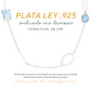 Collar Asimétrico de Larimar en Plata.925