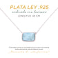 Collar Rectangular con Marco Larimar en Plata .925