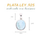 Collar Ovalado Clásico de Larimar en Plata.925