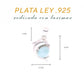 Dije Delfín de Larimar en Plata.925