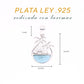 Dije Palmera Tropical Larimar en Plata.925