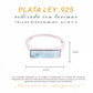 Anillo Rectangular de Larimar Plata.925