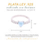 Anillo Corazón de Larimar en Plata.925