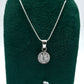 Dije  de  Plata .925  doble vista con diseño de la  Virgen de Guadalupe  y San Judas  Tadeo MOD. R10LPSJ3D- Mayoreo y Menudeo