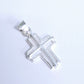 Dije  de Cruz en Plata Ley .925  Mod. DR047 - Joyería de Plata