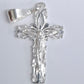 Dije de Cruz con cristo  en  Plata Ley .925,   MOD. FBD-198