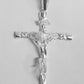 Dije de Cruz con cristo  en  Plata Ley .925,  ACDRP000