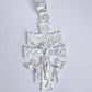 Dije de  Plata  Ley .925 , Cruz de Caravaca Mod. DR085