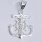 Dije de Plata  ley .925 en Forma de Ancla con cristo Mod. DR073