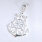 Dije  de Plata Ley .925 en forma de Ancla con  Cristo  MOD.DR163