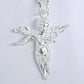 Dije Plata Ley .925 en forma de  Querubín ,  MOD.DR015
