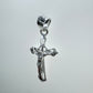 Dije de cruz en plata 925 - Elegancia en 3cm
