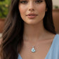Dije Concha marina de Larimar en Plata .925
