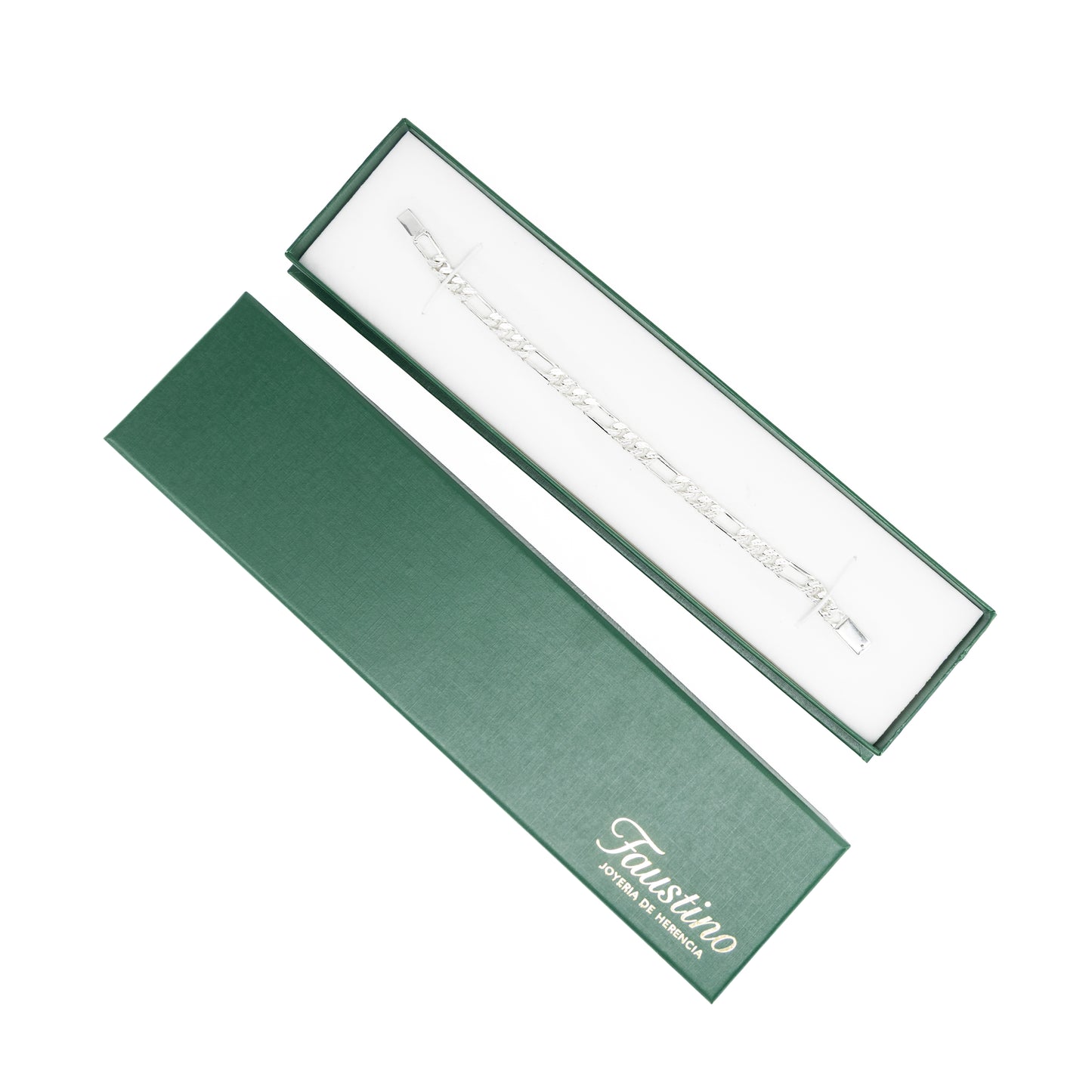 Pulso de Plata .925 - Estilo Fígaro (6mm)