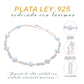 Pulsera Geométrica de Larimar en Plata.925