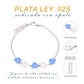 Pulsera Estrellas Combinadas de Ópalo en Plata.925