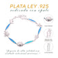 Pulsera Marina Ópalo en Plata.925