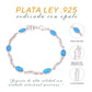 Pulsera Óvalos de Ópalo en Plata.925