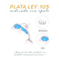 Aretes Delfín de Ópalo en Plata.925