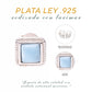 Aretes Cuadrados de Larimar en Plata.925