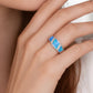 Anillo Tipo Banda con Ópalo en Plata .925