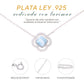 Collar Flor de Larimar en Plata.925