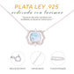 Collar Cuadrado Clásico de Larimar en Plata.925