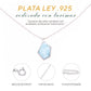 Collar Rombo de Larimar Plata.925