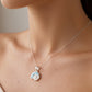 Dije caracol Detalle Marino Larimar en Plata.925