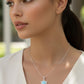 Dije Sol Radiante Larimar en Plata.925